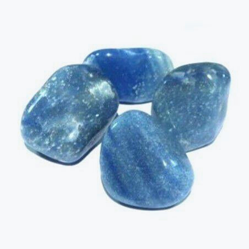 4 Cristal Azul Grande pedra Quartzo Rolado